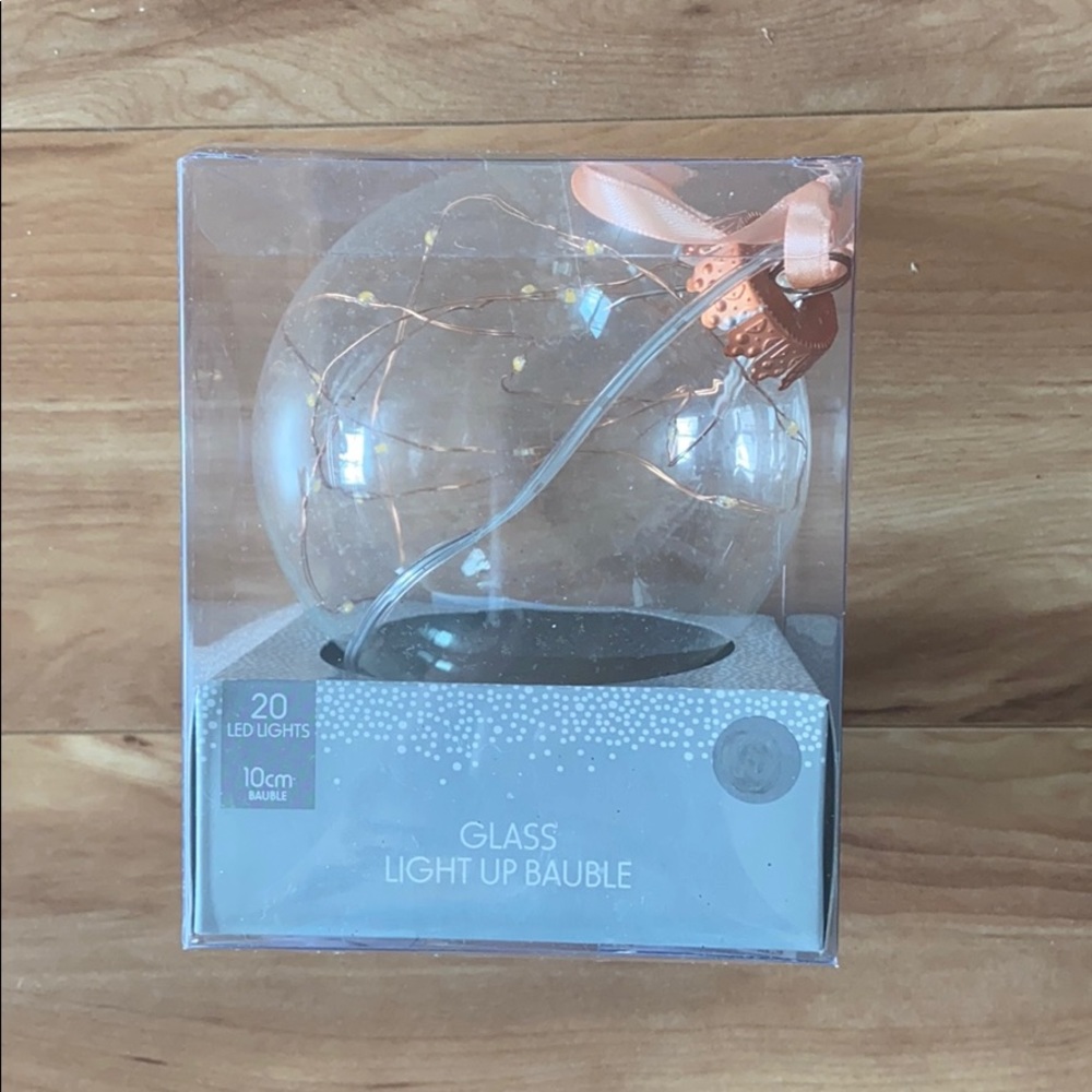 Anko Glass Light up Bubble